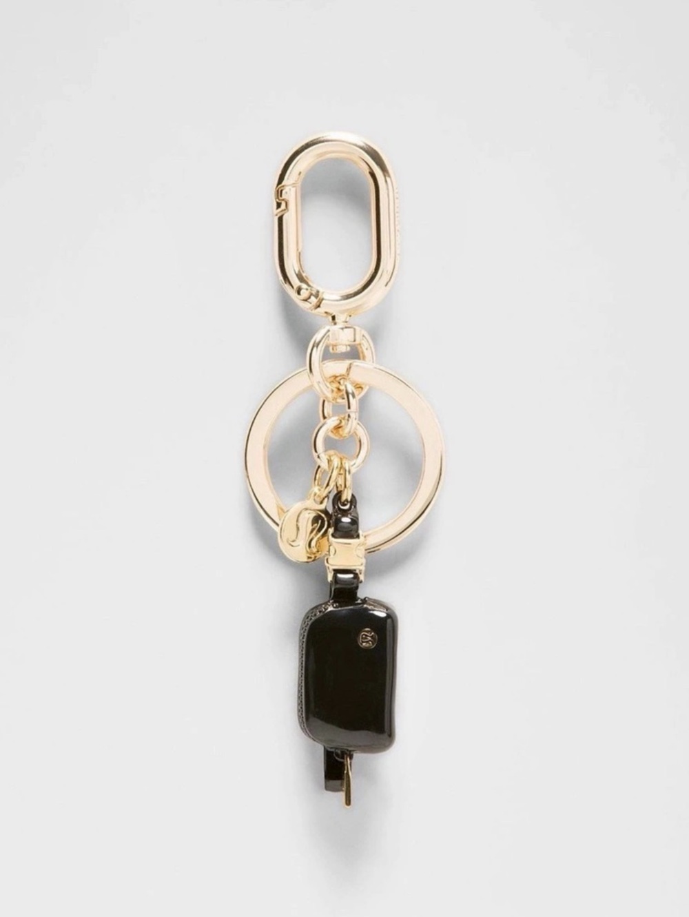 Lululemon Define Jacket Keychain Gold & Black